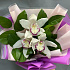Букет-комплимент из белых орхидей - Фото 4