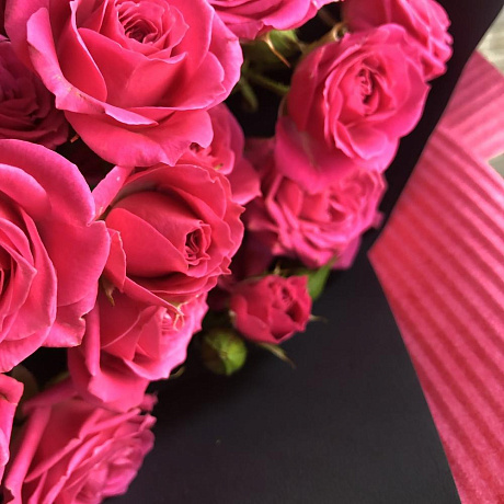 Букет цветов Pink black - Фото 5