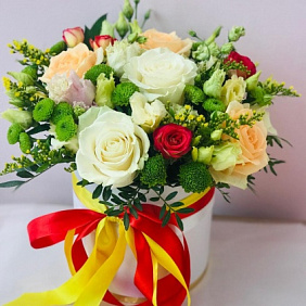 Цветы в коробке №814