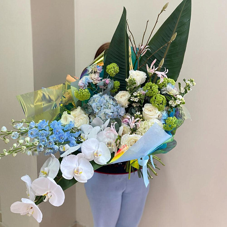 Букет цветов Тропический салют - Фото 3