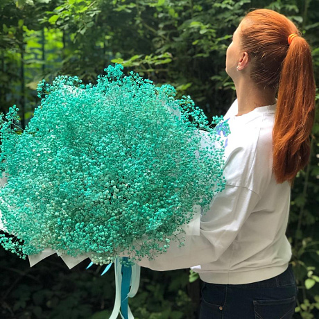 Букет цветов Бирюза - Фото 5