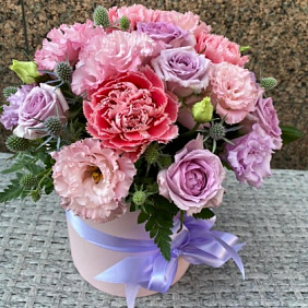 Цветы в коробке №556