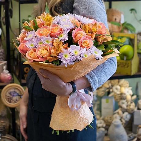 Букет цветов Осенние мотивы - Фото 3