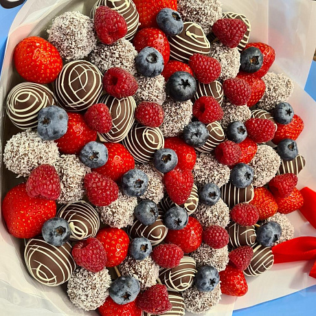 Букет Скарлет в тёмном шоколаде - Фото 2