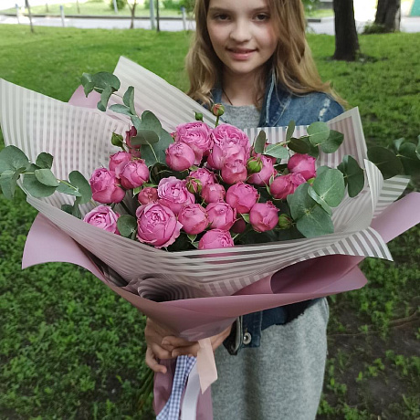 Букет Малиновый джем №161 - Фото 6