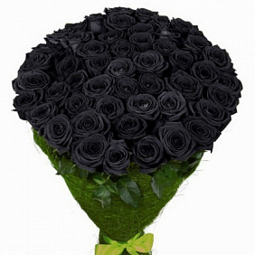 Букет из 39 черных роз