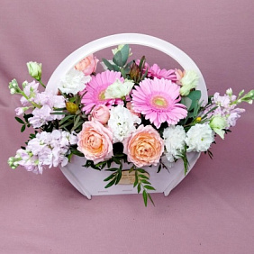 Ящик  с цветами №184