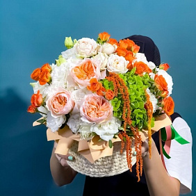 Букет цветов "Мандарин" №161