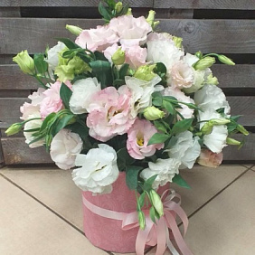 Букет цветов "Облако сахарной ваты"