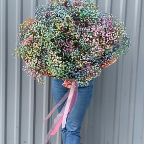 Букет цветов "Разноцветные облака"