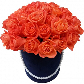 Букет цветов "Рыжий лис"