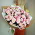 Шикарный букет голландских кустовых роз - Фото 1