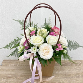 Цветы в коробке №317