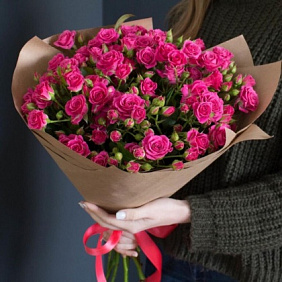 Кустовые розы №168