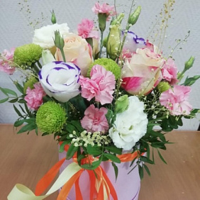 Цветы в коробке №610