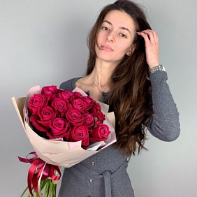 Букет «Малиновый привет»