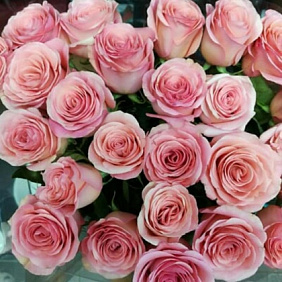 Букет цветов "Розовый рассвет"