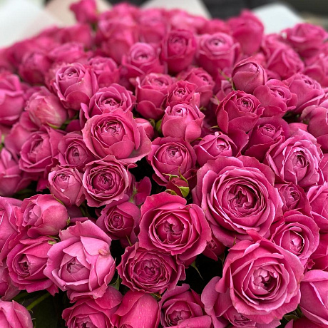 Букет цветов Мисти бабблс №160 - Фото 3