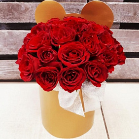 Букет цветов "Мишиный король"