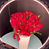 Моно букет из 101 розы в сумке вазе - Фото 2