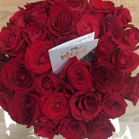 Коробка цветов Для тебя №160 - Фото 3