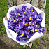 Букет из 31 синего ириса - Фото 6