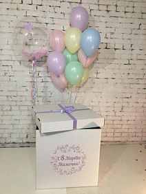 Коробка с шарами Сюрприз "Бабочка"