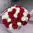 Букет цветов Красно-белый блюз - Фото 2