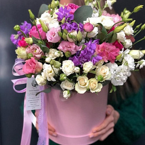 Цветы в коробке №216