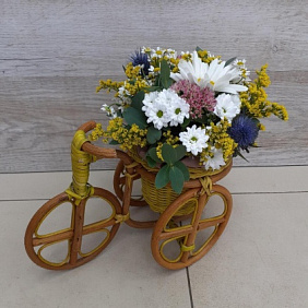 Букет цветов "Полевой микс" №162