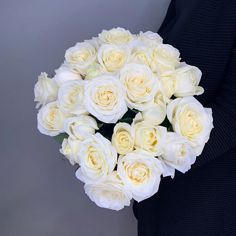 Роза белая 60 см - Фото 4