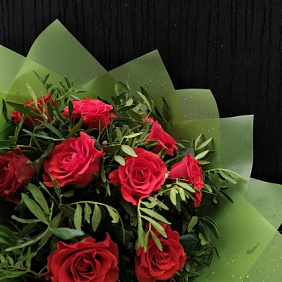 Букет с розами "Bird"