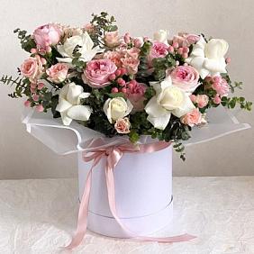 Цветы в коробке №483