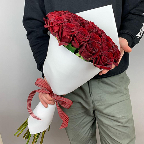 Букет «Красные розы » М - Фото 3