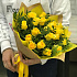 Желтая роза 19 шт с писташ. N252 - Фото 3