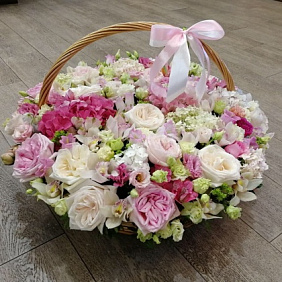 Букет цветов "Розовый вальс"