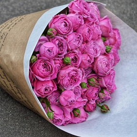 Букет цветов "Розовое облако" №170