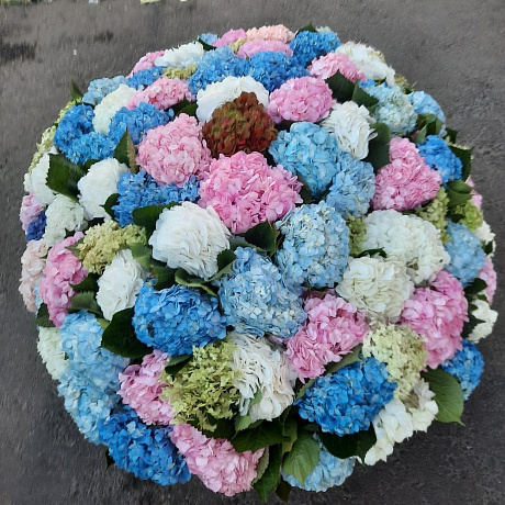 Корзина счастья с цветами №160 - Фото 5