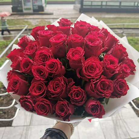 Букет из роз Огонёк Любви! - Фото 2