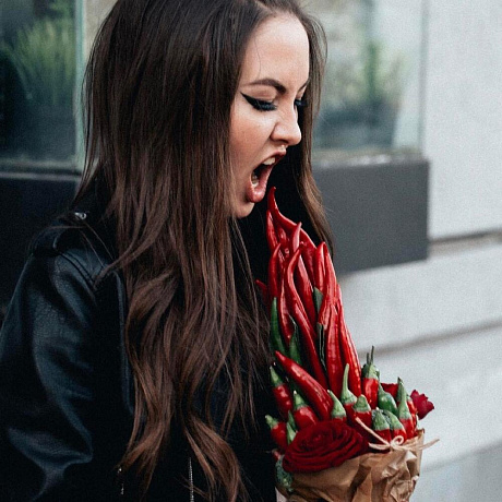 Букет цветов Алые паруса 25 см - Фото 2