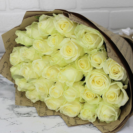 Букет из 31 розы 60см - Фото 5