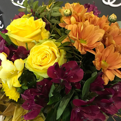 Букет цветов Сентябрь №160 - Фото 2