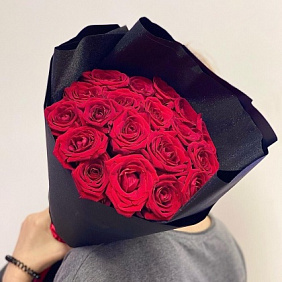 Букет цветов "Классик" (19 роз 70 см)