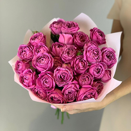 Букет цветов Малиновые пузырьки - Фото 4