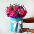 Яркая коробочка из роз и гиацинтов - Фото 2