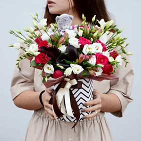 Букет цветов "Мимимишка"