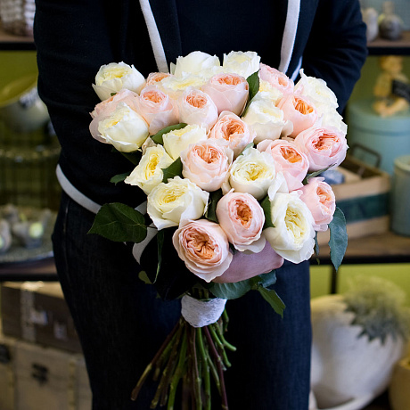 Букет из пионовидных роз Дженифер №2 - Фото 2