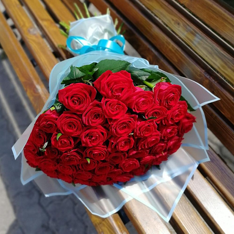 Красная роза №162 - Фото 5