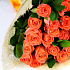 Букет из 29 оранжевых роз (70 см). N892 - Фото 6
