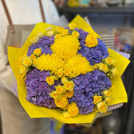 Букет цветов Брайти - Фото 2